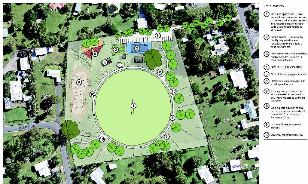 GRAND PLAN: The Glenlee Park Draft Concept Plan, developed in consultation with locals, will be unveiled today. GRAND PLAN: The Glenlee Park Draft Concept Plan, developed in consultation with locals, will be unveiled today.